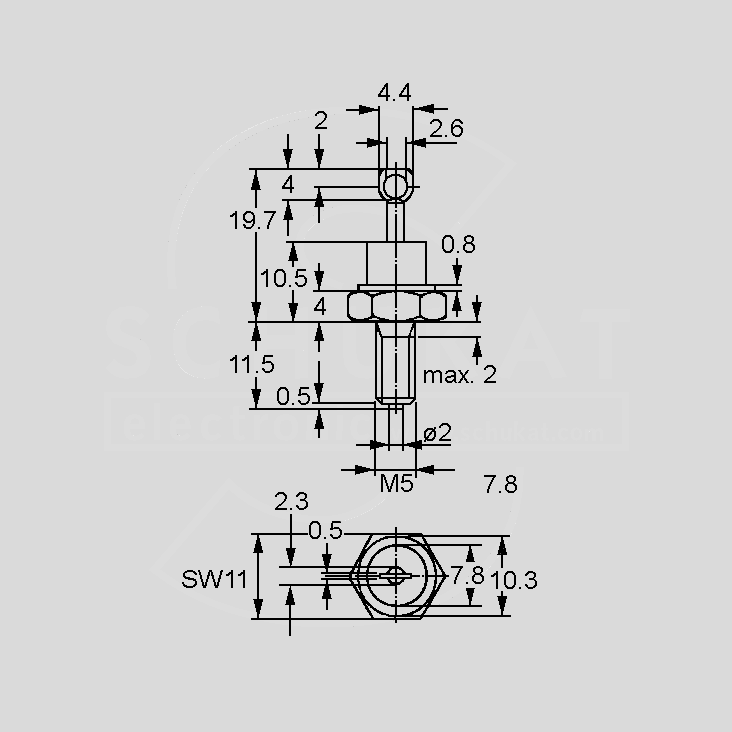 [107225] Avalanche Diode 1600V 25A DO203AA