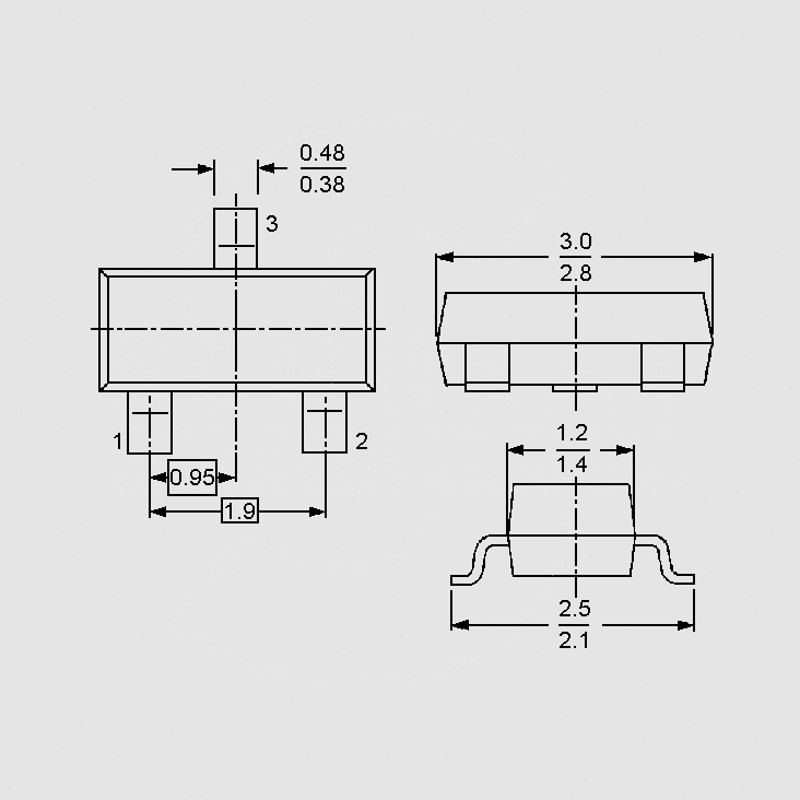 [107234] SMD DIAC Trigger Diode 32V 1A SOT23