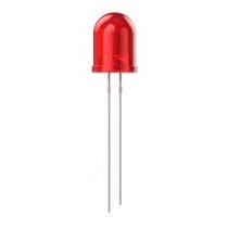 [107439] LED Diffuse Red 125mcd 60° 8mm