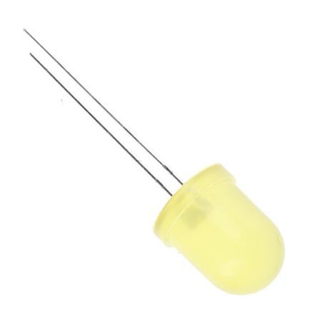 [107443] LED Diffuse Yellow 200mcd 40&deg; 10mm