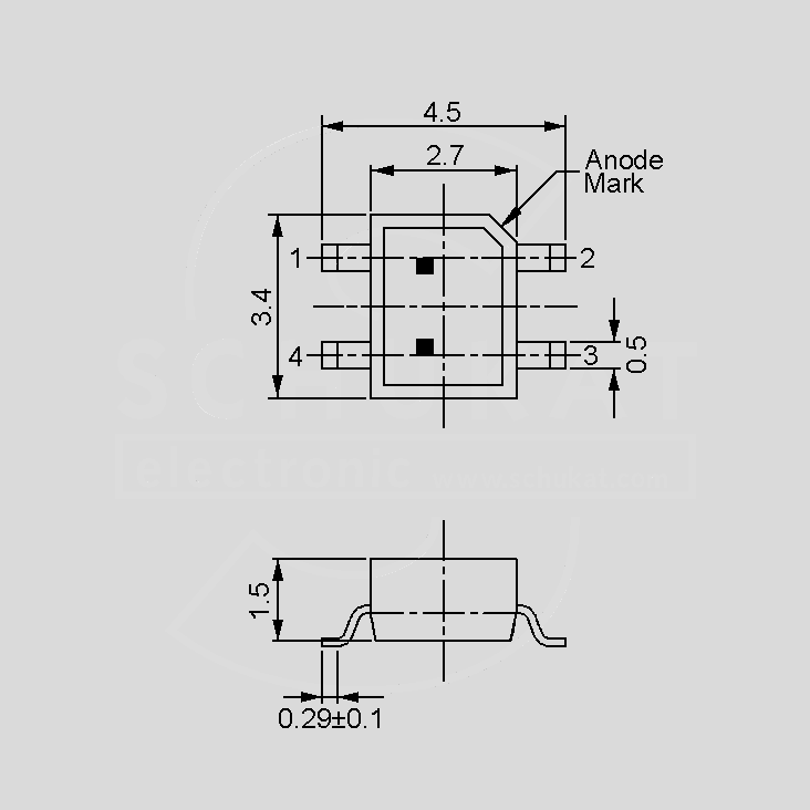 [107572] SMD-LED Red/Green 41/17mcd TOPLED