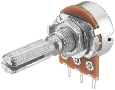 [116565] Potentiometer LOGARITMISK Mono 1KOhm