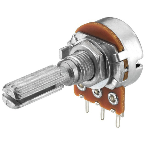 [116566] Potentiometer LOGARITMISK Mono 200KOhm