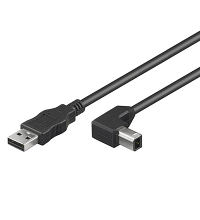 [116767] USB AB 050 90°  HiSpeed  0.5m