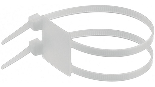 [116781] Kabelbinder med skilt 24x29mm, 50 stk.