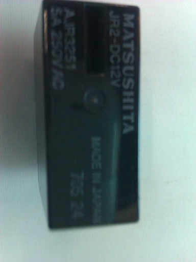 [116807] RELAY 12VDC 5A 250VAC 2 x skifte