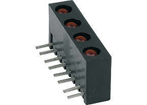 [117205] Ø3mm LED-Arrays horizontal, pose med 50 stk.
