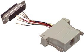 [117233] Jumperbox RJ45 (8P8C) hun - DSUB 15 han