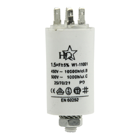 [117296] Motorstart kondensator 20uF, 450V Ø40x85mm.