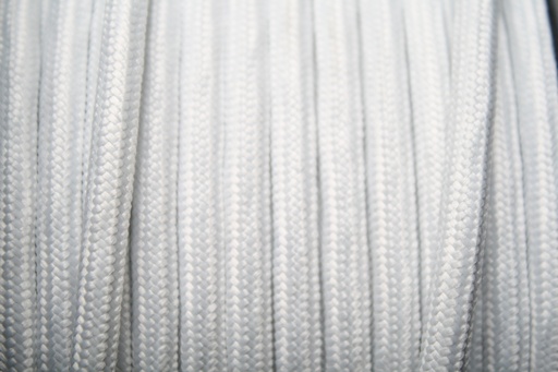 [117439] Stofledning - 2 x 0,75mm², Hvid (metervare)