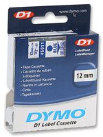 [117511] DYMO - 45011 - TAPE, BLUE/CLEAR, 12MM
