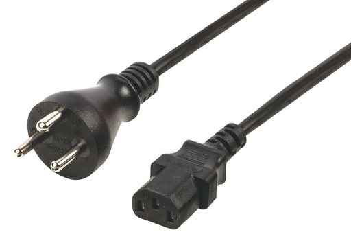 [117683] Apparatkabel C13, 1,8m, sort
