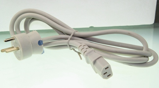 [117684] Apparat kabel m. EDB stik, 2m, Grå