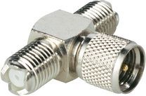 [118100] Mini UHF HAN - 2xHUN Adapter