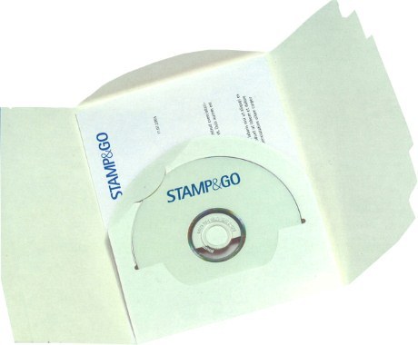 [118122] Bantex, Stamp & Go CD and DVD Mailer, 25 stk.