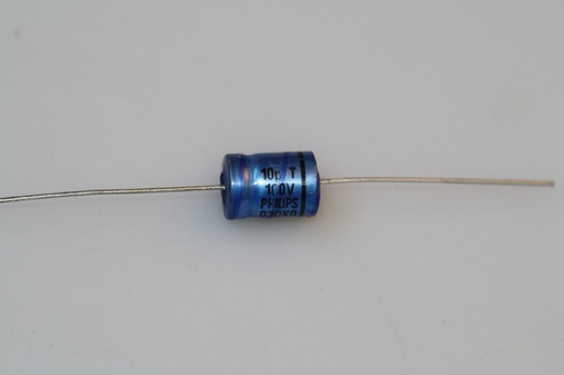 [118272] El-Capacitor 10uF/100V-8x11mm.