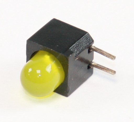 [118742] PCB LED-fatning, med GUL LED, 100 stk.