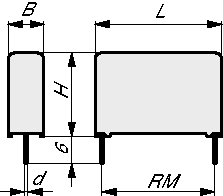 [118925] Foliekondensator 0,47 µF 160 VDC , 100 VAC 15 mm, 10% 