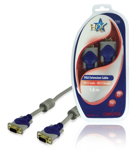 [118976] Fuldmonteret VGA kabel, 1,8m