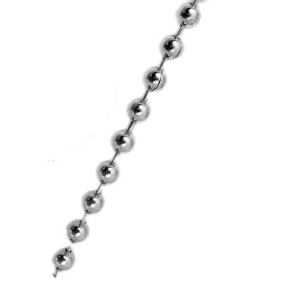 [118980] Kuglekæde svær Ø=4,5mm. pr. meter