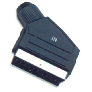 [119847] DIN 6P Hun / Scart han adapter IN