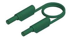 [120038] Safety test lead ø4mm green 200cm CAT II