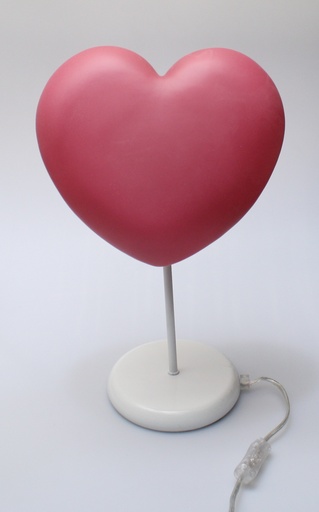 [120603] Hjertelampe, bordlampe