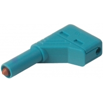 [120941] Sikkerhedsbanan stik 4mm  Blå