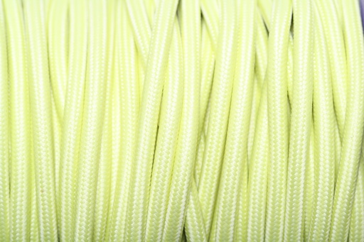 [121057] Stofledning - 2 x 0,75mm2, Gul