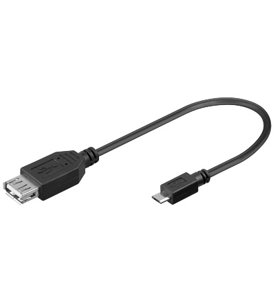 [121723] USB ADAP A-F/MICRO-B M OTG 0.20m