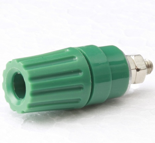 [121770] Laboratoriesokkel ø 4 mm Grøn