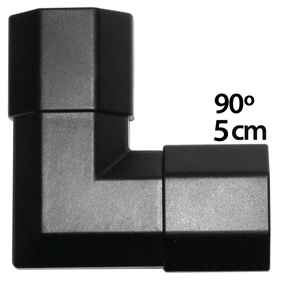 [121829] KÖNIG BLACK COLOURED CORNER FOR TVS-KN-CC110B