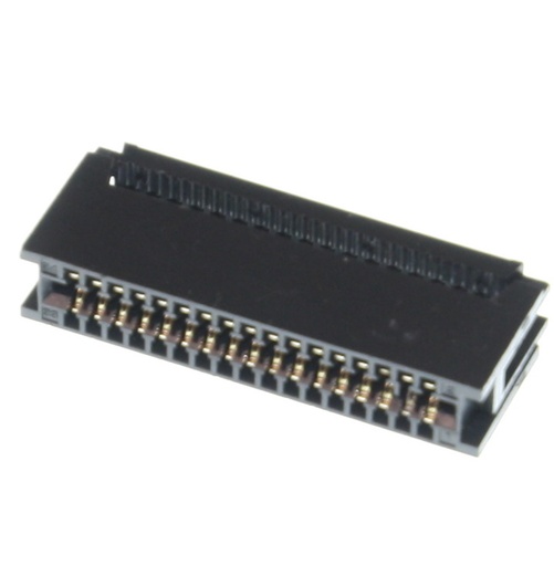 [122185] Kantconnector 2x17-pol RM2,54 Fladkabel