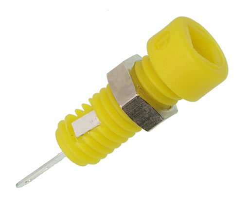 [122466] Laboratoriesokkel ø 2 mm Gul