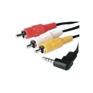 [122536] Minijack 4-pol - 3 x phono kabel