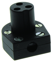 [122683] BULGIN 3-PIN FEMALE SOCKET RIGHT ANGLE, FREE