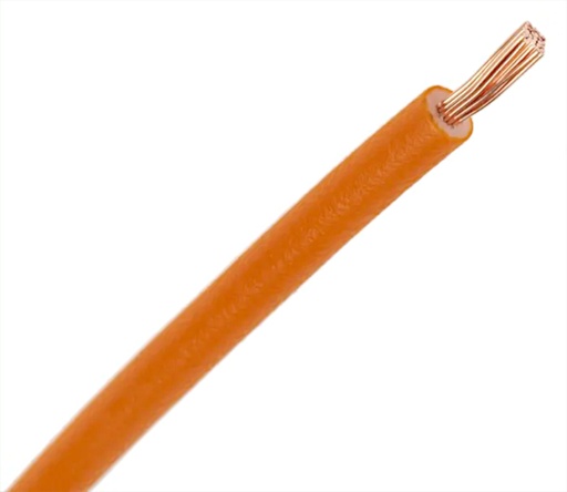 [122943] PVC-ledning H07V-K, 1,5mm², orange