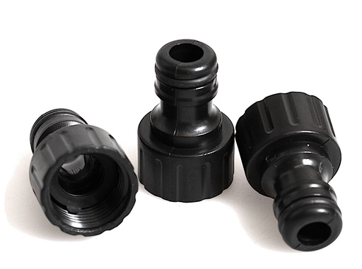 [123018] 1/2" hanekobling, 3 stk. PLAST