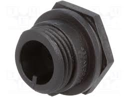 [126937] Front Panel Mounting Conn. Male 3-Pole