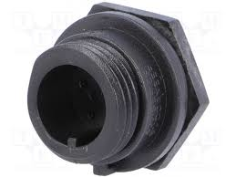 [126939] Front Panel Mounting Conn. Male 6-Pole