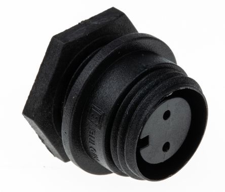 [126942] Front Panel Mounting Conn. Female 2-Pole