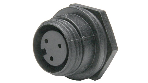 [126944] Front Panel Mounting Conn. Female 3-Pole