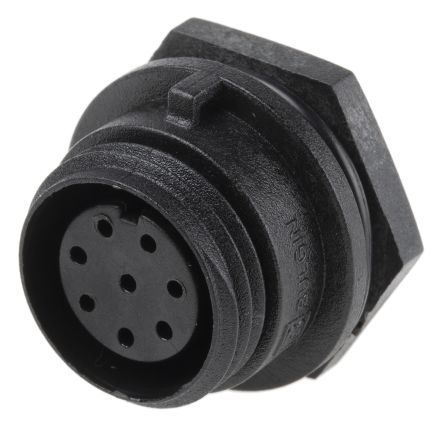 [126946] Front Panel Mounting Conn. Female 8-Pole