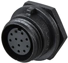 [126949] Front Panel Mounting Conn. Female 12-Pol
