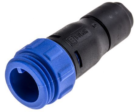 [126952] In-Line Flex Cable Conn. Male 8-Pole