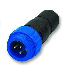[126954] In-Line Flex Cable Conn. Male 6-Pole