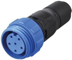 [126960] In-Line Flex Cable Conn. Female 6-Pole