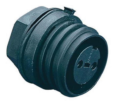 [126999] Front Panel Mounting Conn. Fem 2-Pole