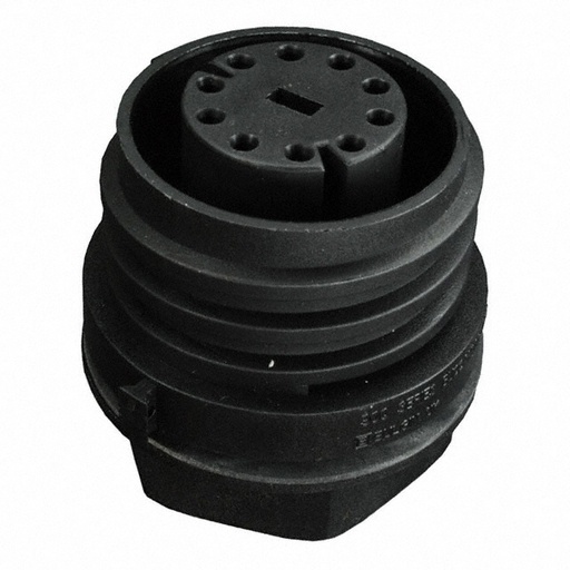 [127002] Front Panel Mounting Conn. Fem 10-Pole