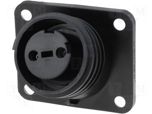 [127012] Flange Mounting Connector Female 2-Pole